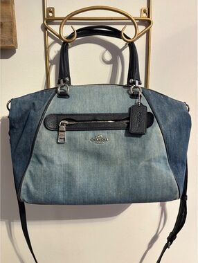 Coach Denim Prairie Satchel!